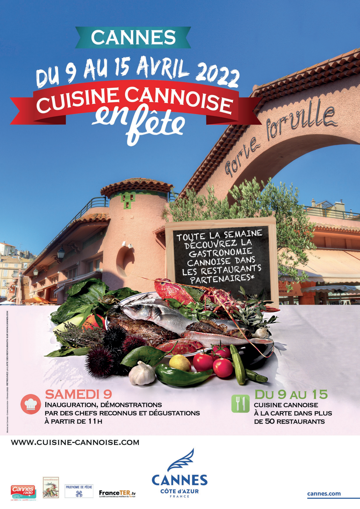 PARTENARIAT CANNES RADIO : CUISINE CANNOISE EN FÊTE DU 9 AU 15/04/22